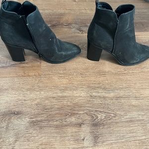 Suede booties